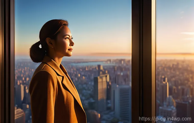 OKR을 통한 개인의 경력 개발 전략 - **Prompt:** A dynamic and inspiring scene featuring a confident female professional in her early 30s...